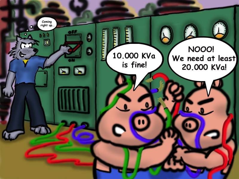 isegrim and the piggies, gift art