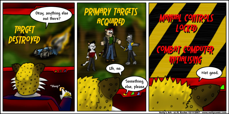 computer targets the heroes