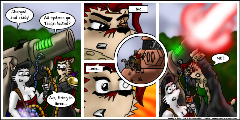 corobas attacks the giant pig