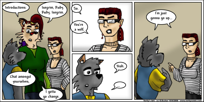 Escher introduces Ruby and Isegrim