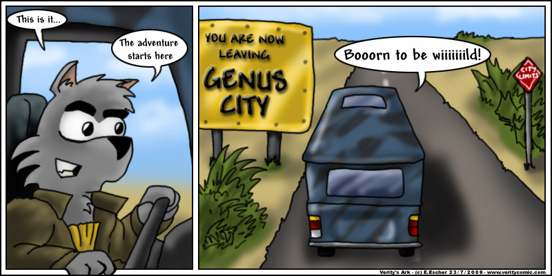 Isegrim rides into the distance