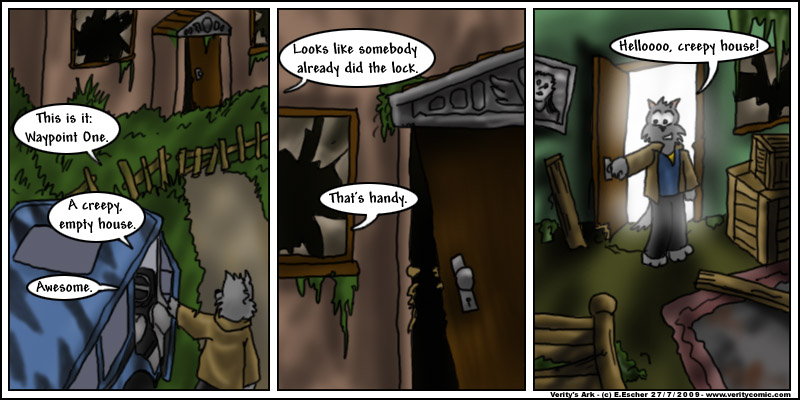 Isegrim discovers a creepy house