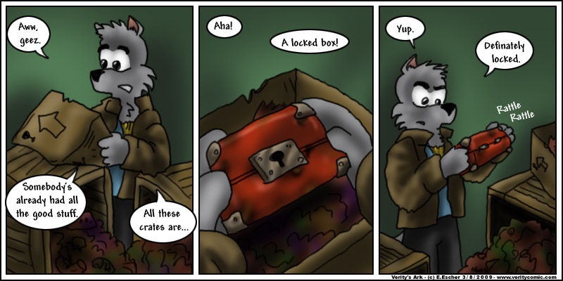 Isegrim finds a locked box