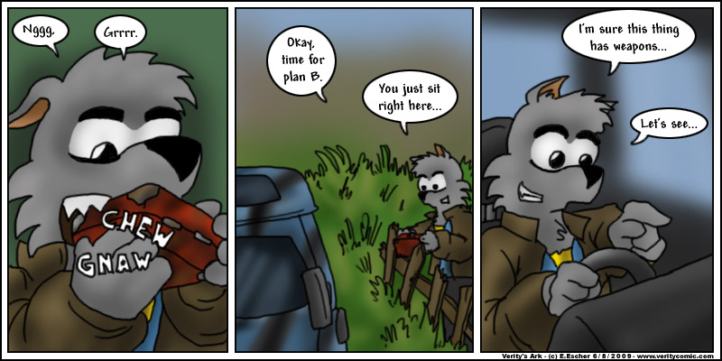 Isegrim has an idea to open a locked box