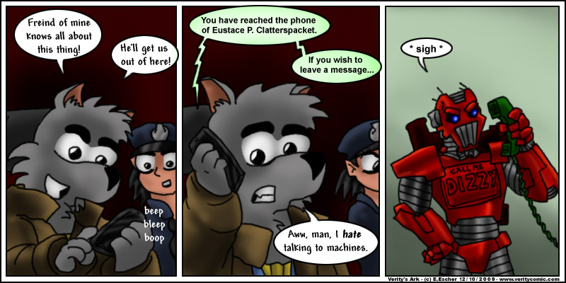 Isegrim phones for help