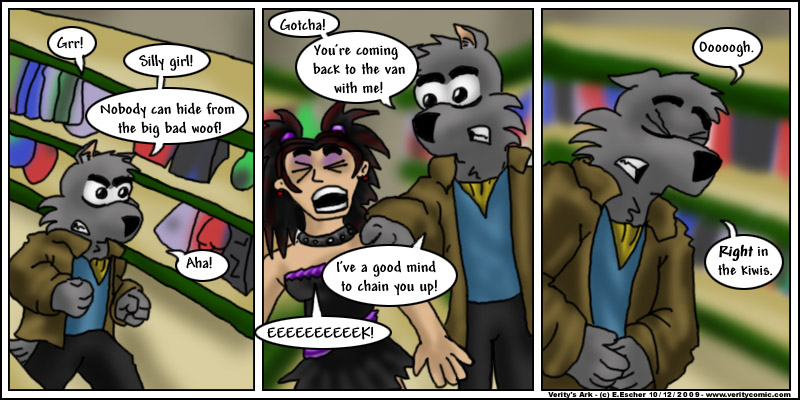 Isegrim grabs the wrong girl