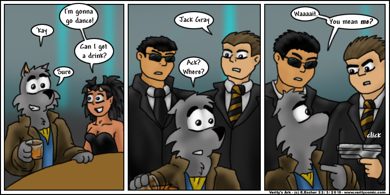 Goons mistake Isegrim for Jack Gray