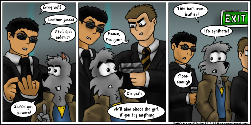 bad guys abduct isegrim at gunpoint