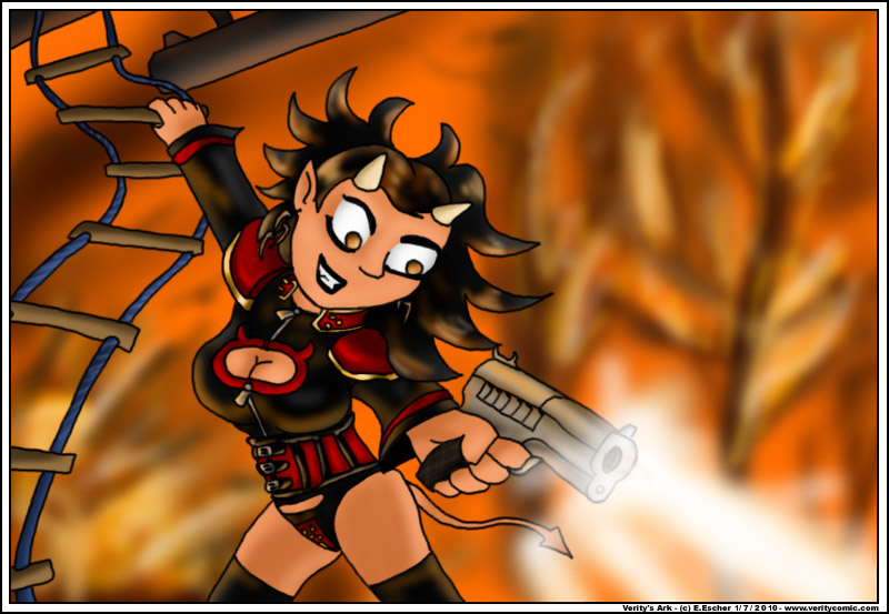 Summer 2012, Miki the imp escapes from hell