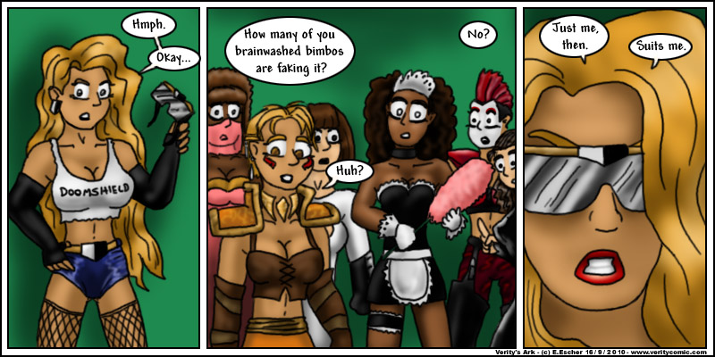 Doomshield meets some brainwashed bimbos