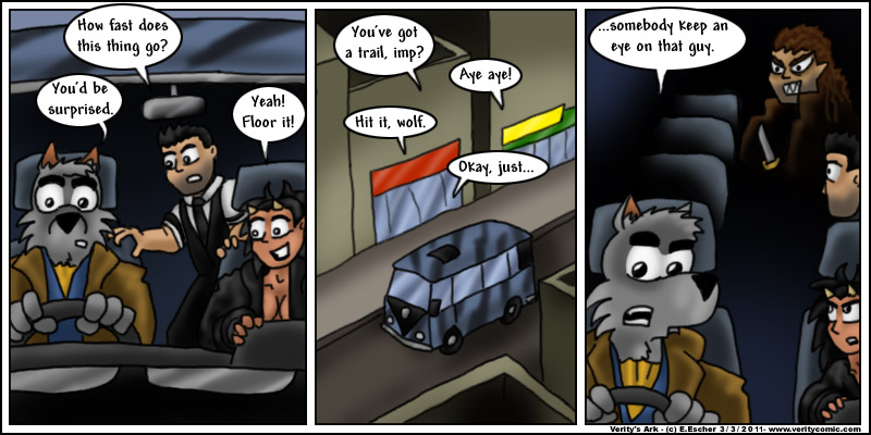Miki, Ise and Rommel hop in the bus to find Taradesh