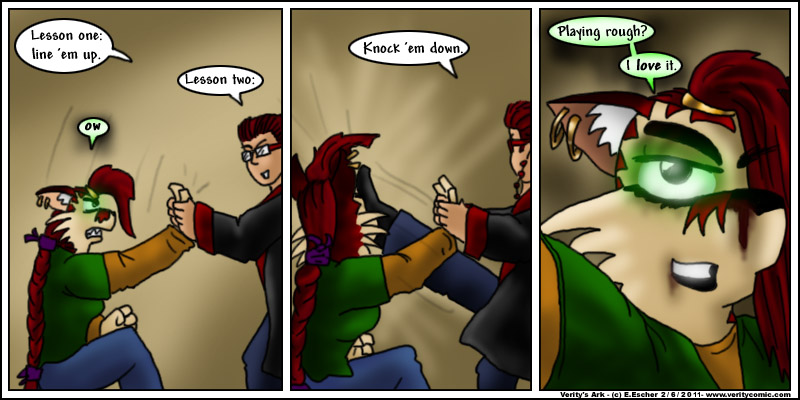 Ruby kicks Escher