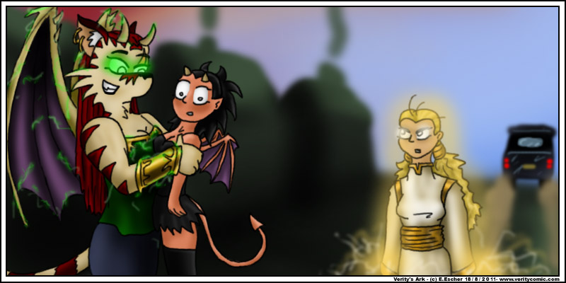 Verity gets angry