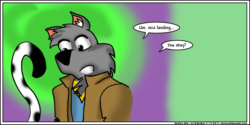 Isegrim and Mara arrive somewhere.