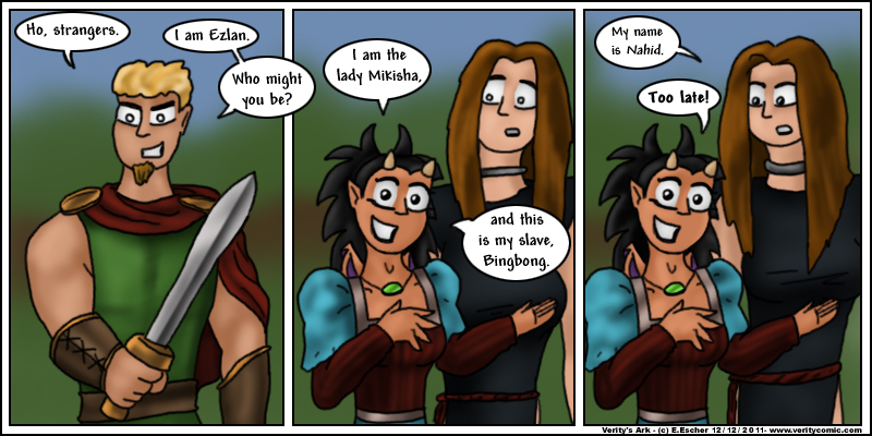 Miki introduces her slave