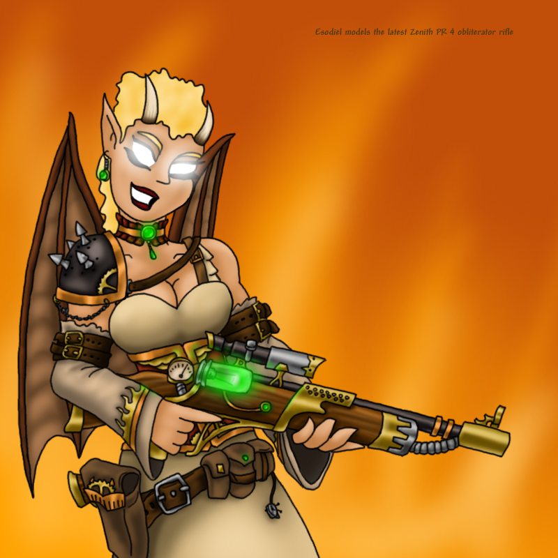 esodiel, the steampunk demoness