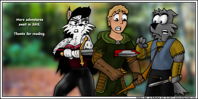 Mara stabs a man in a forest. Isegrim watches in horror.