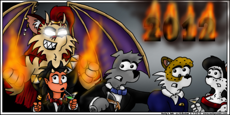 Escher ruins the new year party