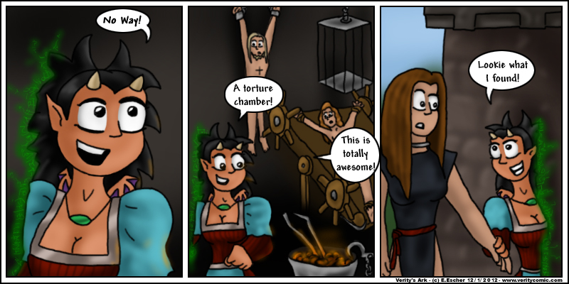 Miki finds a torture chamber