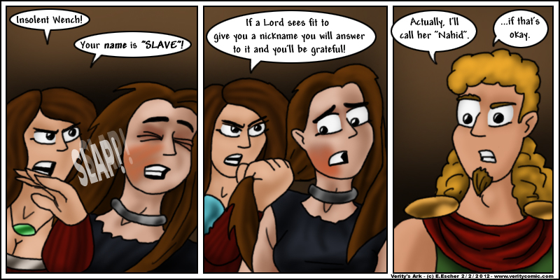 Rodia slaps Nahid for her cheek