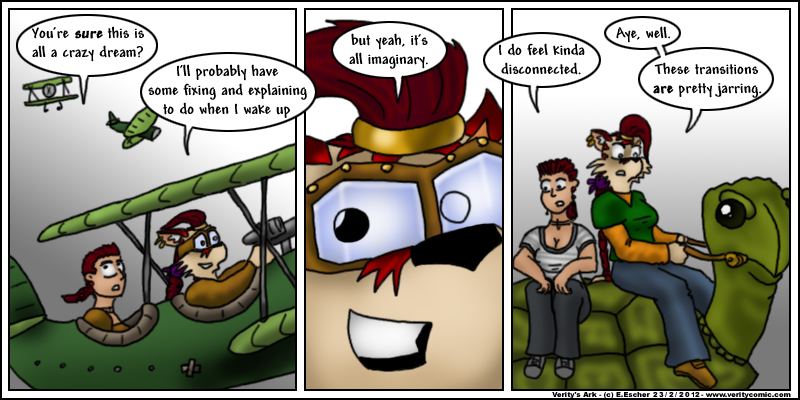 Escher and Ruby are trapped in a dream