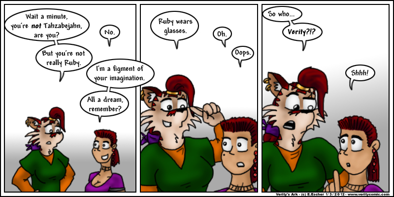 Escher discovers a secret