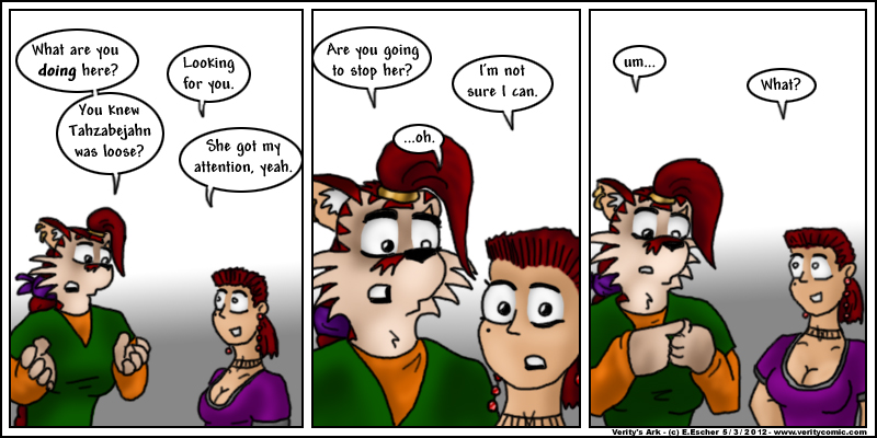 Verity needs Escher's help