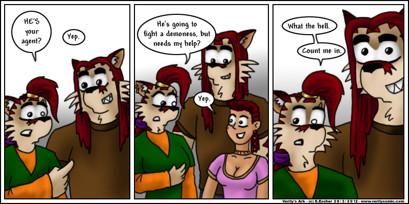 Escher agrees to help