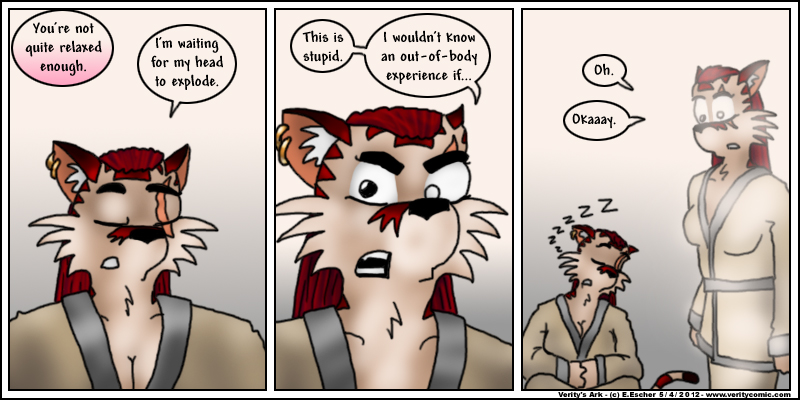 Escher tries astral projection