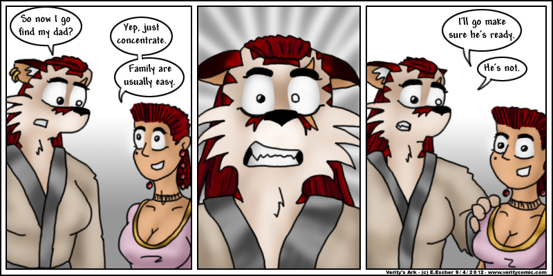 Escher sees something she shouldn't