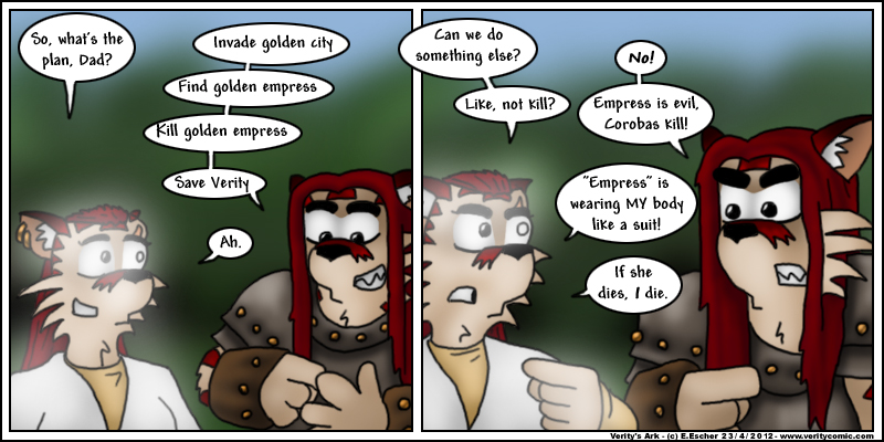 Escher doesn't like the plan