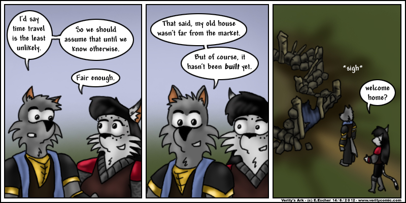 Isegrim's house is still a ruin