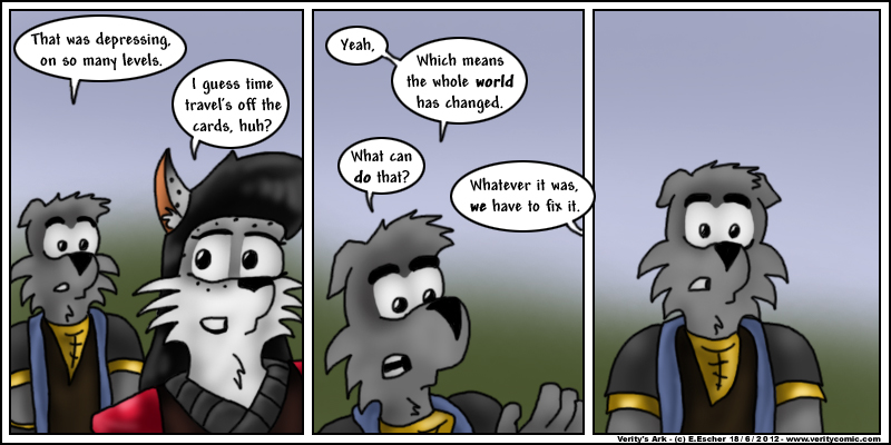 The whole world has changed, and Isegrim is depressed