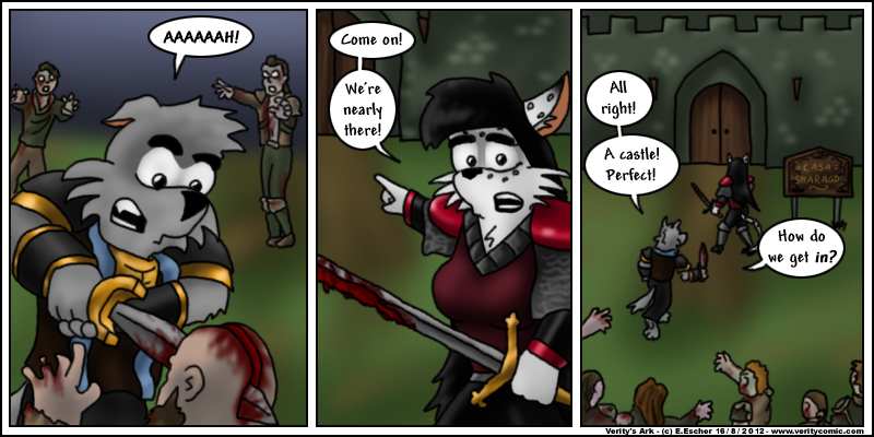 Isegrim and Mara find a castle