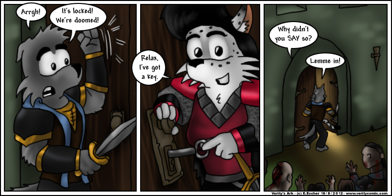 Mara unlocks the castle