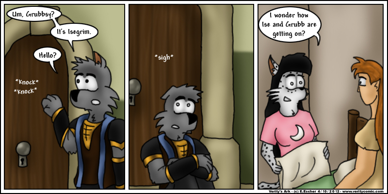 Isegrim has nowhere to sleep