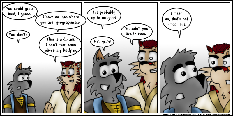 Escher doesn't know where her body is