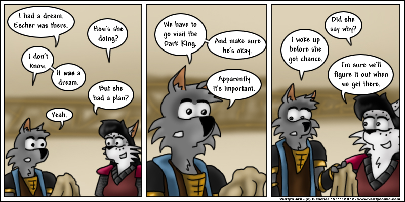 Isegrim tells Mara about his dream