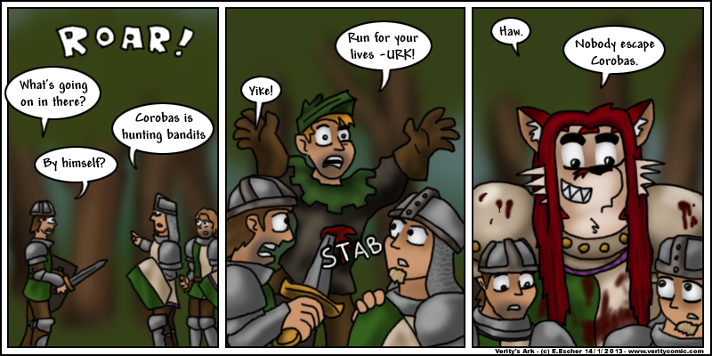 Corobas deals with the bandit problem