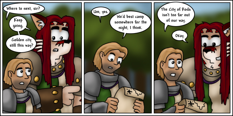 Corobas and Sir Matt choose their next destination