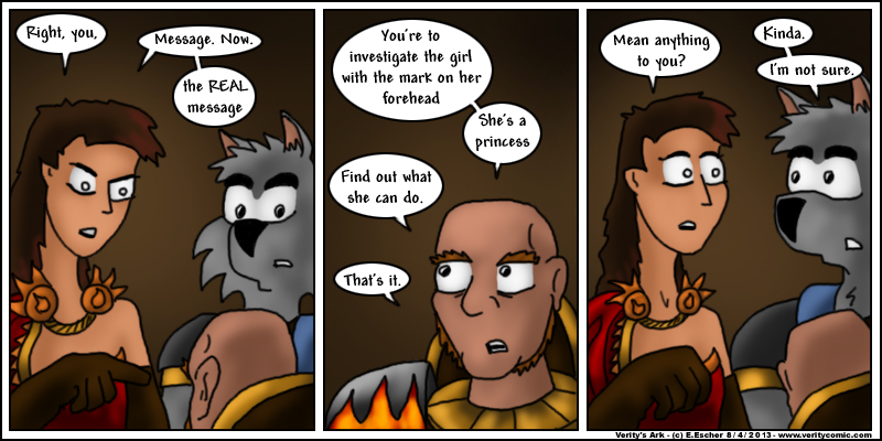 Ceglan gives Isegrim the real message