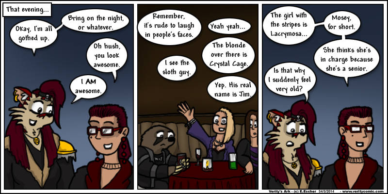 At least she didn't get carded at the door.