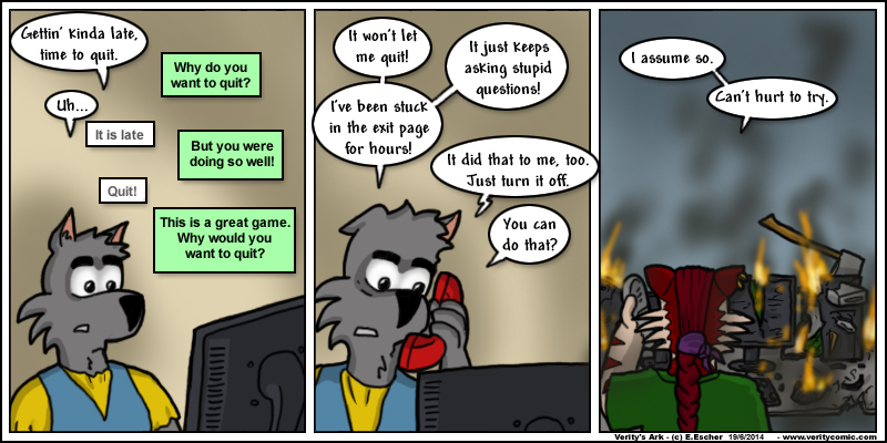 Or there's always fire.