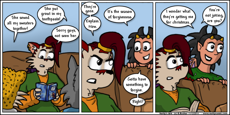 They're gonna have SO MUCH to forgive!